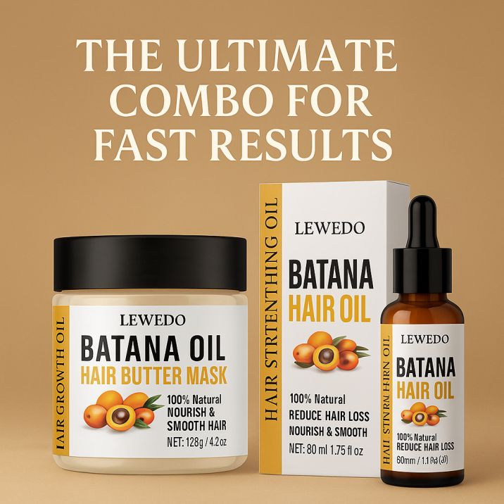 Batana Hair Growth Mask + FREE Batana Oil (Limited Year-End Offer!).