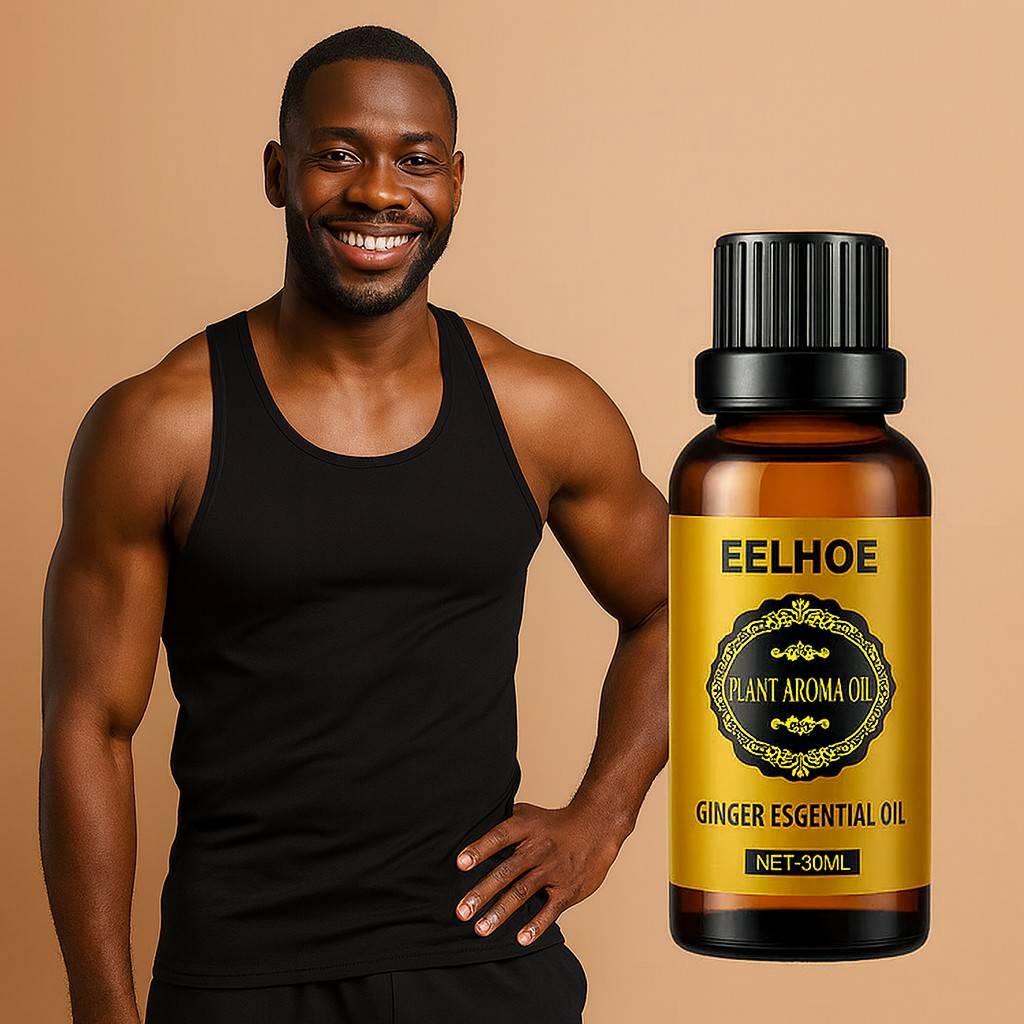 Natural Belly Slimming Ginger Oil For Men (Buy ONE Get One FREE)