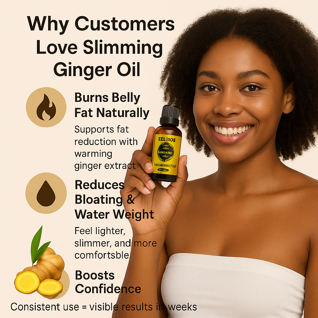 Slimming Ginger Essential Oil (3 BOTTLES)