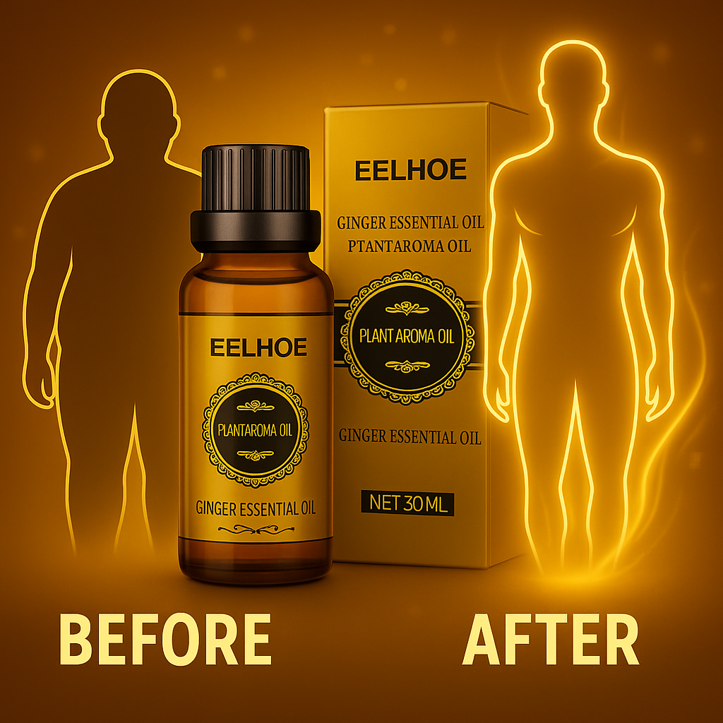 Natural Belly Slimming Ginger Oil For Men (Buy ONE Get One FREE)