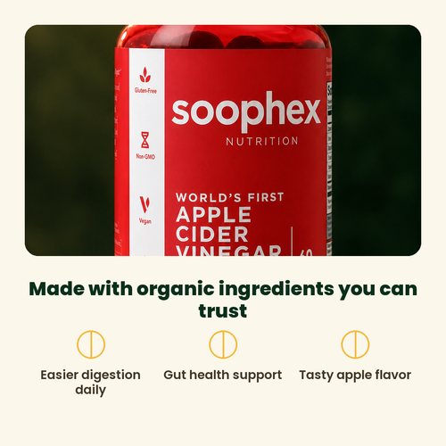 Organic Apple Cider Vinegar Gummies for Digestion