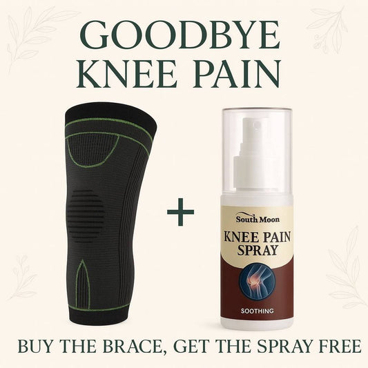 Compression Knee Brace + a FREE Knee Pain Spray