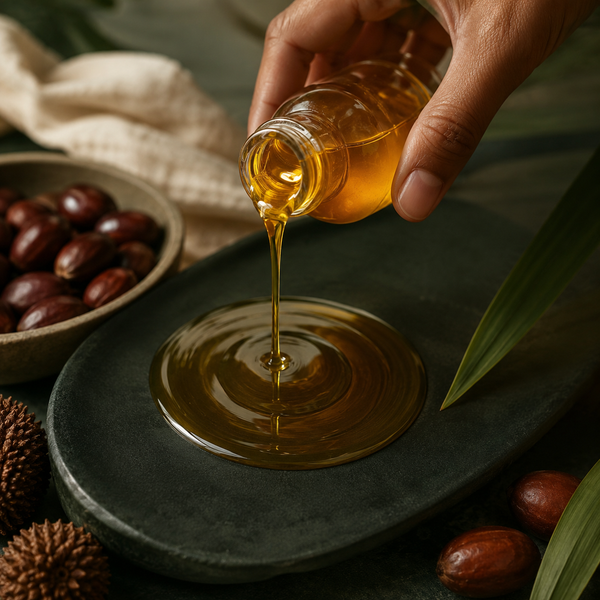 Hair strand nourished and healthy with soophex Batana oil