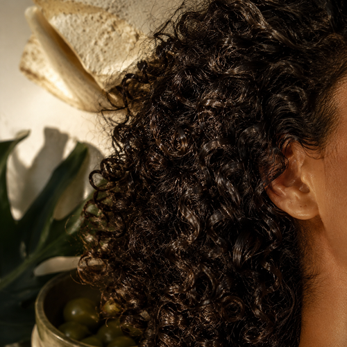 Woman with long, healthy natural hair